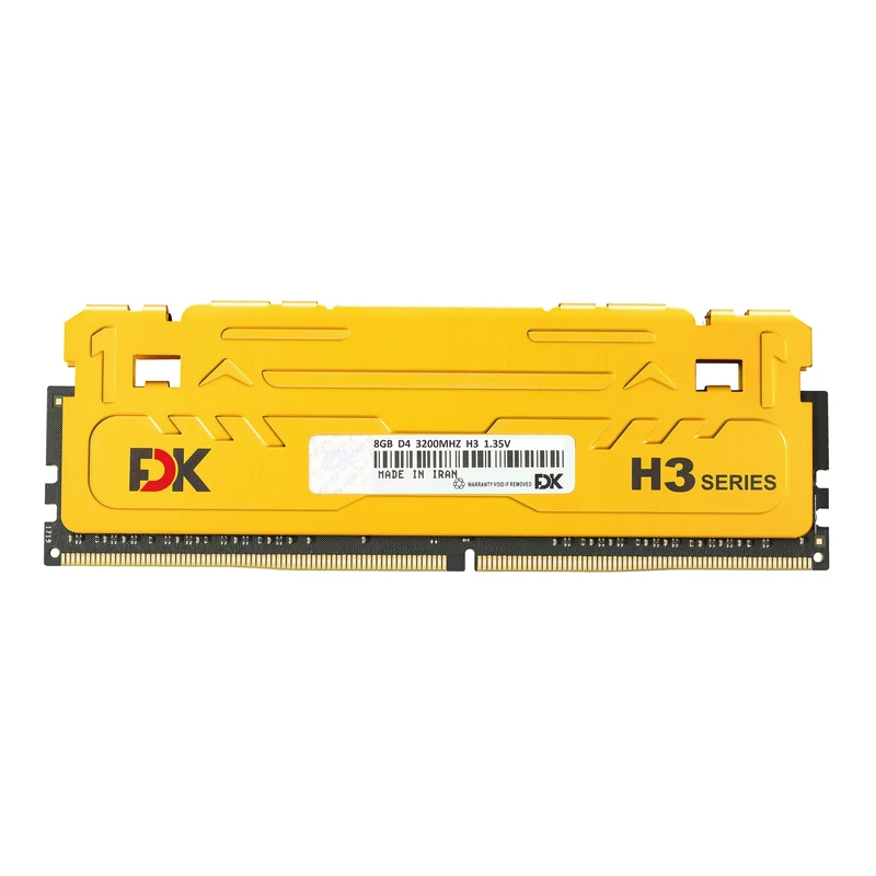 رم دسکتاپ DDR4 تک کاناله 3200 مگاهرتز CL22 فدک مدل H3 ظرفیت 8 گیگابایت